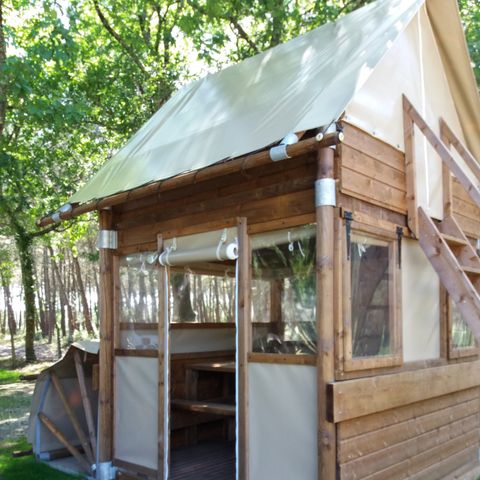 Safarizelt 2 personen - BIVOUAC (Ohne Sanitäranlagen) Haustiere nicht erlaubt