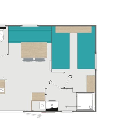 Mobile home 4 persons - CALLUNE (arriving on Sunday)