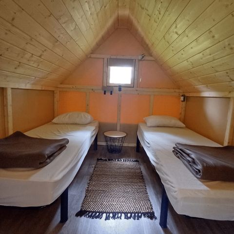 Canvas and wooden tent 2 persons - Cyclo Tente