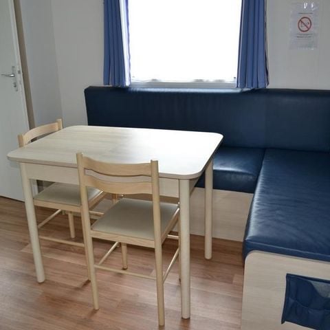 Mobilheim 4 personen - Mobilheim Ibiza CONFORT 26m² (2 Zimmer) + halbüberdachte Terrasse von 18 m² (neu!) 4 Pers.