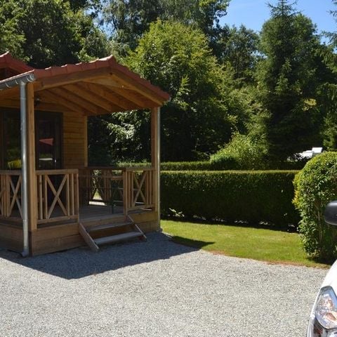 Chalet 5 personen - Chalet CONFORT Monia 27 m² (2 Zimmer) + überdachte Terrasse von 10m² + umkehrbare Klimaanlage 4/5 Pers.