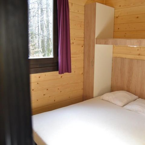 Chalet 5 personen - Chalet CONFORT Monia 27 m² (2 Zimmer) + überdachte Terrasse von 10m² + umkehrbare Klimaanlage 4/5 Pers.