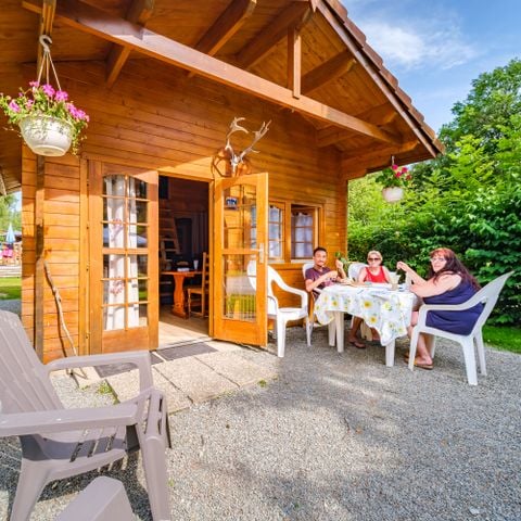 Chalet 4 personen - Chalet CONFORT Alpina 28 m² (1 slaapkamer + 1 slaapkamer op de mezzanine) 2/4 pers