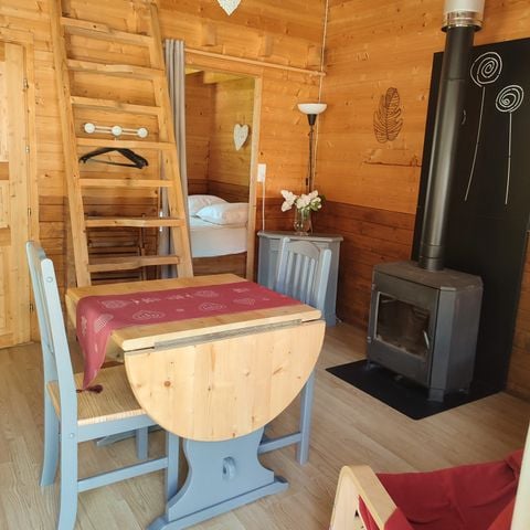 Chalet 4 Personen - Chalet CONFORT Alpina 28 m² (1 Zimmer + 1 Zimmer Mezzanine) 2/4 Pers.