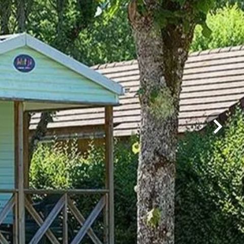 BUNGALOW 4 personnes - Mobil home Watipi ECO 26 m² (2 chambres)+terrasse couverte de 7 m² 1/4 pers