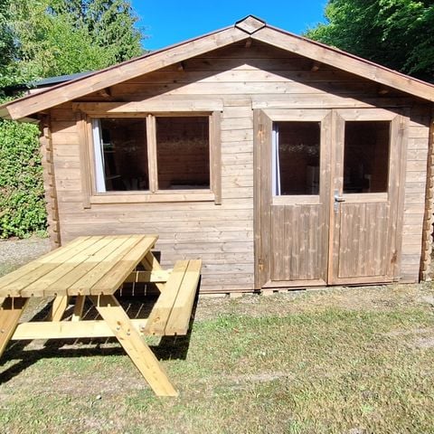 Chalet 2 personen - Ausgestattete Hütte ideal für Wanderer (keine Sanitäranlagen) 1/2 Pers.