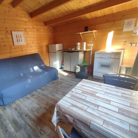 Chalet 2 personen - Ausgestattete Hütte ideal für Wanderer (keine Sanitäranlagen) 1/2 Pers.
