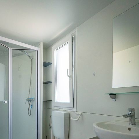 MOBILHOME 6 personas - Mobil-home | Confort | 3 Dormitorios | 6 Pers. | Terraza elevada | Aire acondicionado