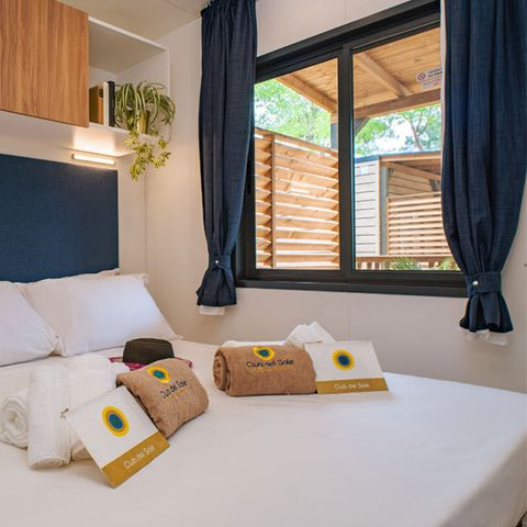 Stacaravan 6 personen - Lodge Deluxe Family Huisdieren toegestaan