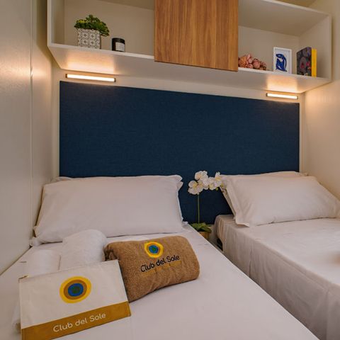 Stacaravan 6 personen - Lodge Deluxe Family Huisdieren toegestaan