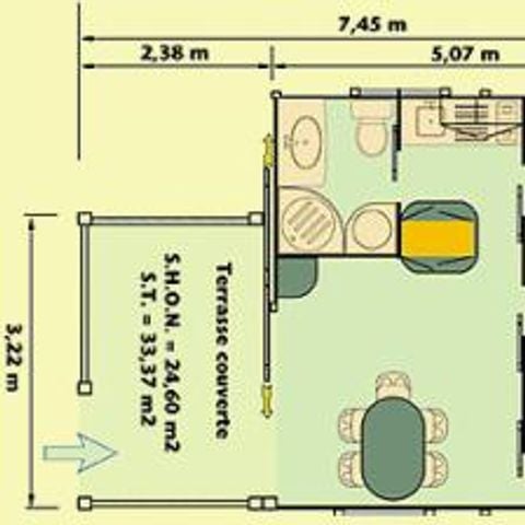 CHALET 5 personnes - Moréa 1