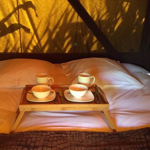 Canvas and wooden tent 4 persons - Lodge