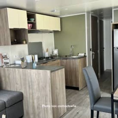 Stacaravan 8 personen - Sérénité 3ch 8p Premium airconditioning