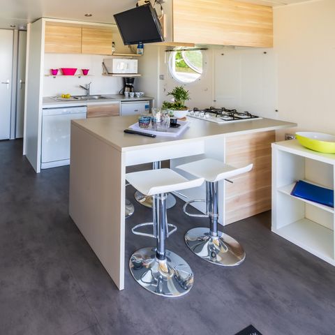 Stacaravan 4 personen - COMFORT + 2 SLAAPKAMERS