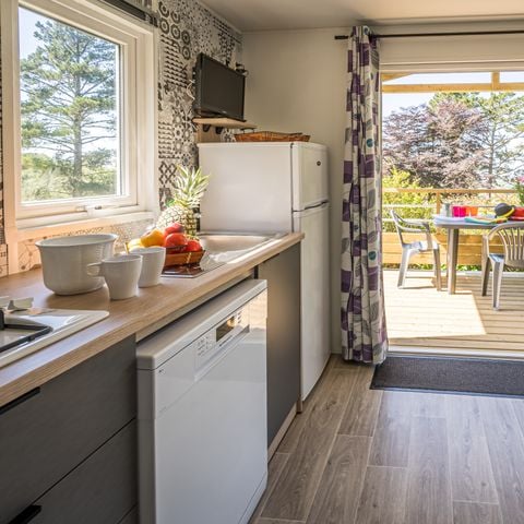 Mobile home 4 persons - COMFORT + 2 BEDROOMS