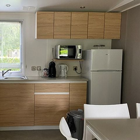Mobilhome 6 personnes - Comfort XL | 3 Ch. | 6 Pers. | Terrasse surélevée | Clim.