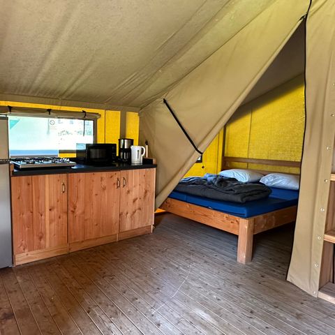 Safarizelt 5 Personen - Lodge | 2 Schlafz. | 5 Pers. | Ohne Bad