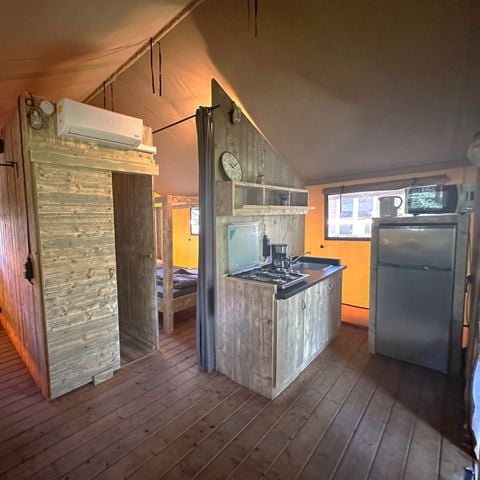 Tente 5 personnes - Tente Lodge | 2 Ch. | 5 Pers. | 1 SDB | Clim.
