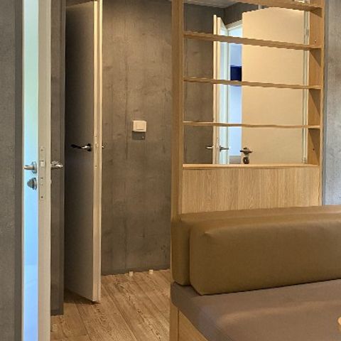 Mobilheim 6 Personen - Premium | 3 Zi. | 6 Pers. | Erhöhte Terrasse | Klima.