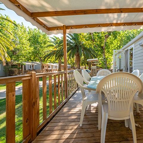 MOBILE HOME 6 people - Mobile-home | Premium | 3 Bedrooms | 6 Pers. | Raised terrace | 2 bathrooms | Air-con.