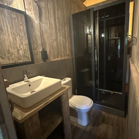 Tente 5 personnes - Tente Lodge | 2 Ch. | 5 Pers. | 1 SDB | Clim.