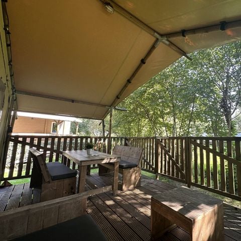 TENTE TOILE ET BOIS 5 personnes - Lodge | 2 Ch. | 5 Pers. | Clim.