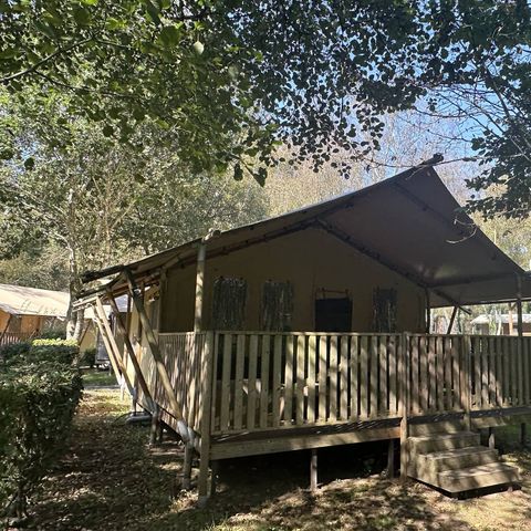 Safarizelt 5 Personen - Lodge | 2 Schlafz. | 5 Pers. | Klimaanlage