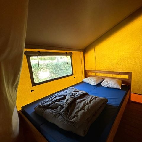 Lodge 5 personen - Lodgetent | 2 slaapkamers | 4/5 pers. | Enkel terras | Geen badkamer