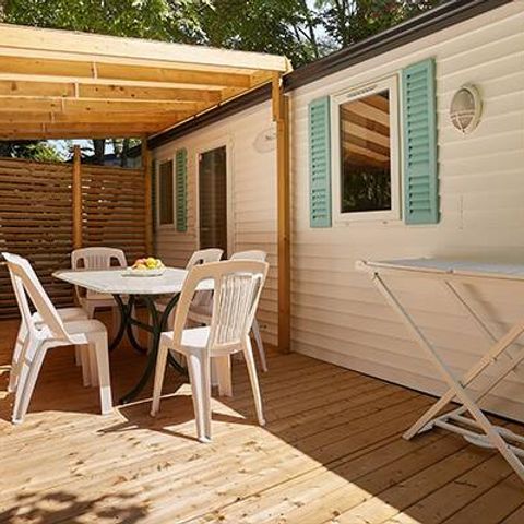 Mobile home 6 persons - Mobil-home | Classic | 2 Bedrooms | 4/6 Pers. | Raised terrace