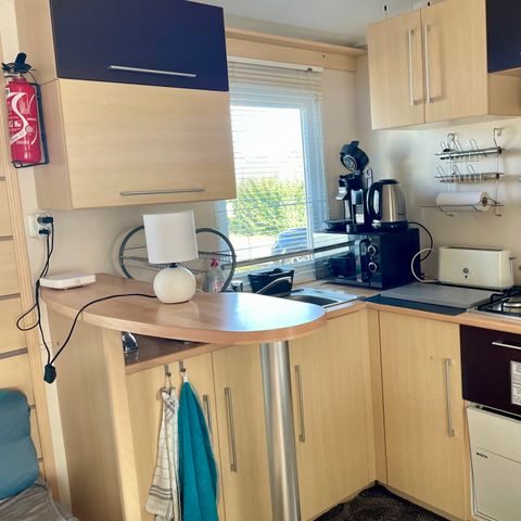 MOBILHOME 3 personas - CASA MÓVIL CON AIRE ACONDICIONADO EN EL CAMPING DE UNA GRANJA