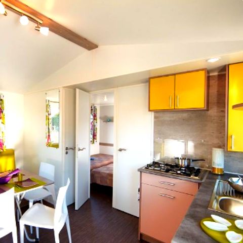 Stacaravan 6 personen - Grote Prestige cottage