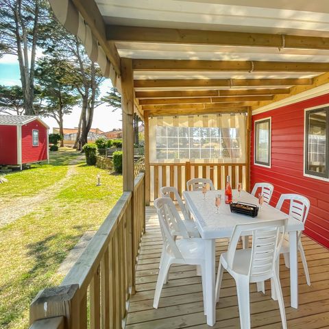 Stacaravan 8 personen - WONING 3 slaapkamers 6/8 pers.