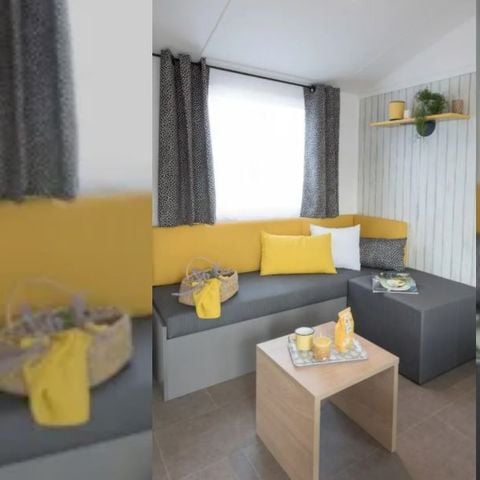 Stacaravan 6 personen - DE GROTE CHARME MET AIRCONDITIONING