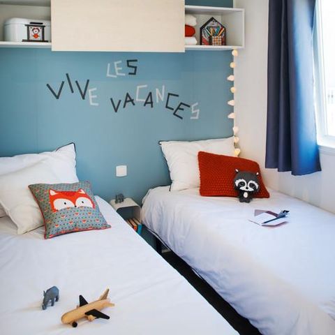 Mobilheim 6 Personen - LE RIVIERA CLIMATISE 3 Schlafzimmer