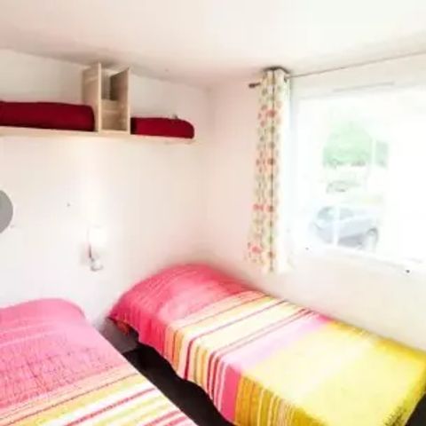 Stacaravan 4 personen - Gezellige stacaravan 3 kamers 4 personen Airconditioning + TV