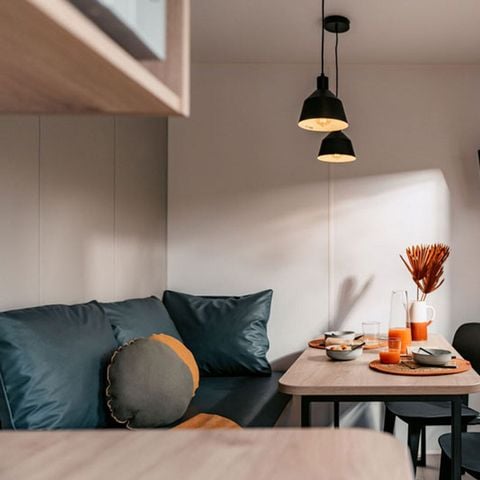 Mobilheim 3 Personen - SELENIA DUO - 2 People + Baby - 1 Schlafzimmer - Bettwäsche und Handtücher inklusive