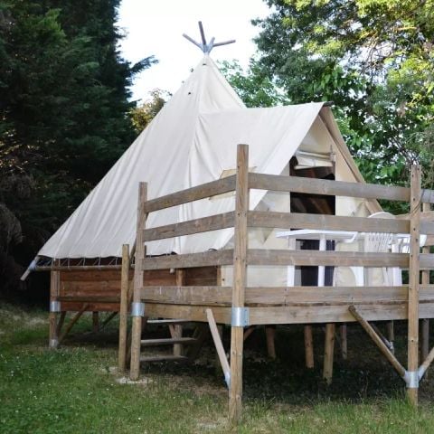 TENTE 4 personnes - Tipi 3 Pièces 4 Personnes (2 Adultes + 2 Enfants) Sans Sanitaire