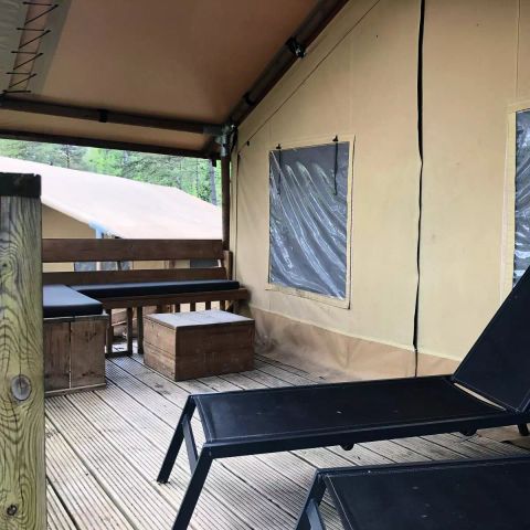 CANVAS AND WOOD TENT 5 people - Tente Kalahari XL 3 Pièces 5 Personnes Sans Sanitaire