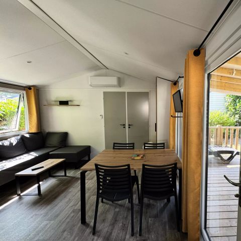 MOBILHOME 4 personas - Auténtico 3 Habitaciones 4 Personas Aire Acondicionado + TV