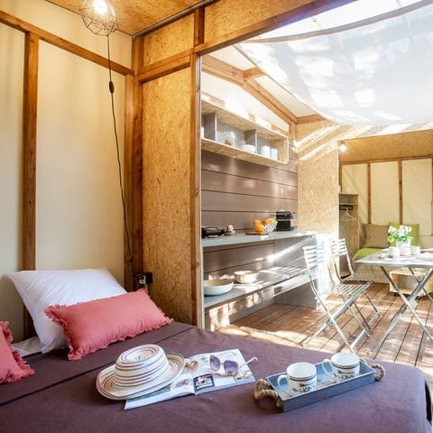 Bungalow 4 Personen - Maori LODGE ohne Sanitäranlagen
