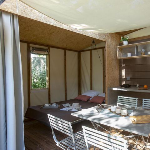 Bungalow 4 Personen - Maori LODGE ohne Sanitäranlagen