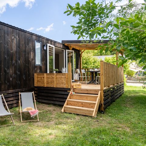 Mobilheim 6 Personen - Premium-Hütte 3 Schlafzimmer