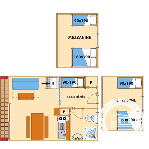 Apartment 7 persons - Residence Duplex 3 Rooms 6/7 People + TV