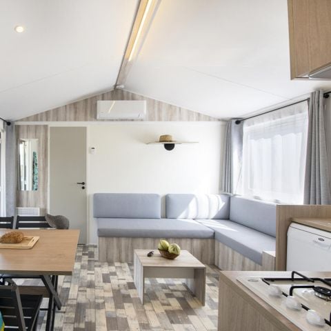 Mobile home 4 persons - Duo Premium 3 Rooms 4 People Jacuzzi + Air Conditioning + TV