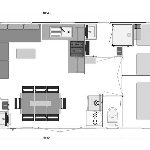 Mobile home 8 persons - Quattro Premium Jacuzzi range