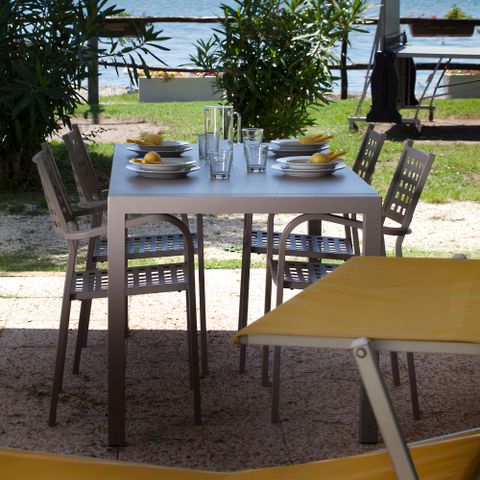 Mobile home 4 persons - WITH 24m LAKE VIEW with open terrace/pergola
