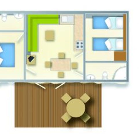 BUNGALOW 5 personnes - BAIA SUPERIOR