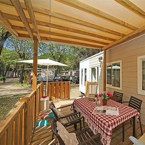 MOBILE HOME 6 people - Mobile-home | Comfort XL | 2 Bedrooms | 4/6 Pers. | Raised terrace | Air conditioning