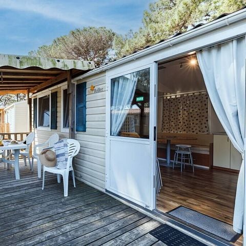 MOBILHOME 6 personnes - Classic | 3 Ch. | 6 Pers. | Terrasse surélevée | Clim.