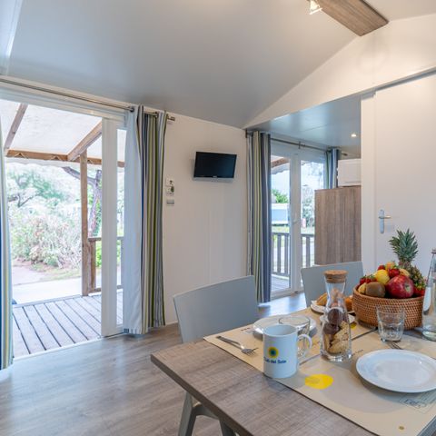 LODGE 4 personnes - Lodge Deluxe Animaux pas Admis